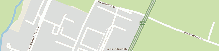 Mappa della impresa sadel spa a CASTEL MAGGIORE