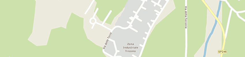 Mappa della impresa autocarrozzeria autofficina faccio diego e c snc a TRISSINO