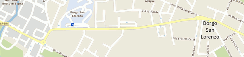Mappa della impresa bertini emanuele a BORGO SAN LORENZO