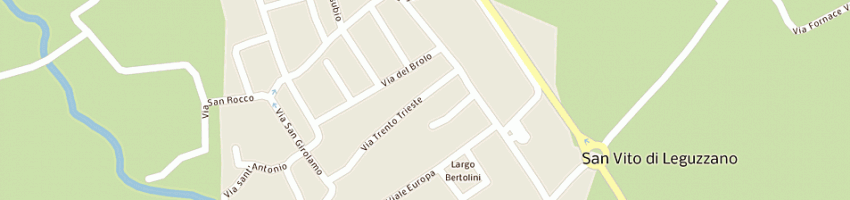 Mappa della impresa dalle fusine giovanni a SAN VITO DI LEGUZZANO