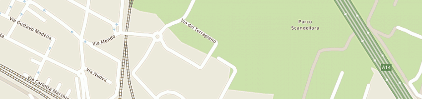 Mappa della impresa zaccanti franco a BOLOGNA