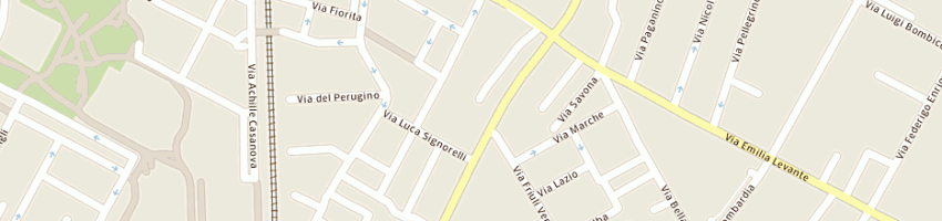 Mappa della impresa centro contabile cavallotti di collina franca e c snc a BOLOGNA