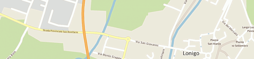 Mappa della impresa lonigo servizi srl - centro elaborazione dati a LONIGO