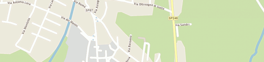 Mappa della impresa centro estetico l'isola del benessere di mastrotto monica a TRISSINO
