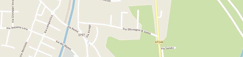 Mappa della impresa oreficeria bicego gabriele a TRISSINO