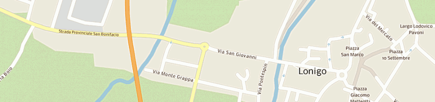 Mappa della impresa l' alimentare di zaffaina guglielmo e c (snc) a LONIGO
