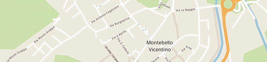 Mappa della impresa paluan e zaramella sas di paluan antonio e c a MONTEBELLO VICENTINO