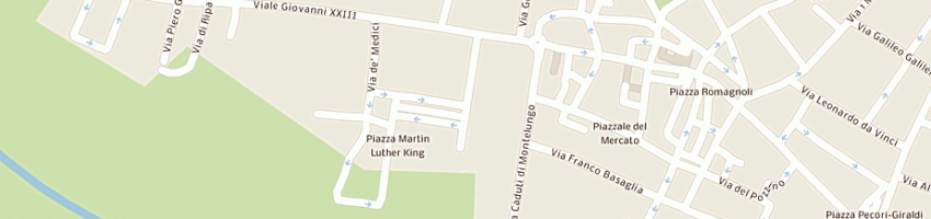 Mappa della impresa poste italiane spa - filiale firenze 2 provincia a BORGO SAN LORENZO