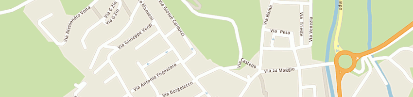 Mappa della impresa sinico spa a MONTEBELLO VICENTINO