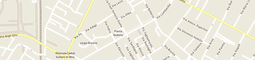Mappa della impresa bar caffe' incontro a BOLOGNA