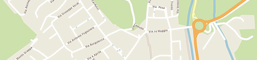 Mappa della impresa bar castello a MONTEBELLO VICENTINO