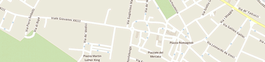 Mappa della impresa studio comm francesco valecchi augusto vitartali a BORGO SAN LORENZO