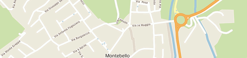 Mappa della impresa gobbo stefano e c snc a MONTEBELLO VICENTINO