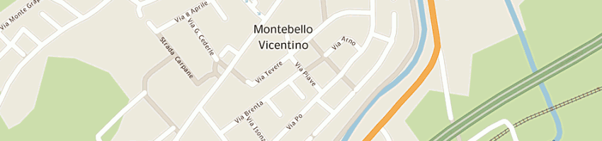 Mappa della impresa astro l'arreda bagno a MONTEBELLO VICENTINO