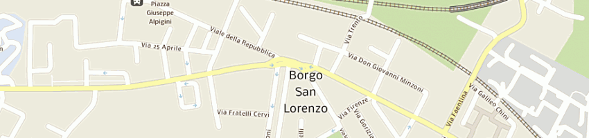 Mappa della impresa bartolini francesco a BORGO SAN LORENZO