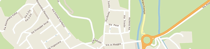 Mappa della impresa studio moda 3l snc di fattori mario e c a MONTEBELLO VICENTINO