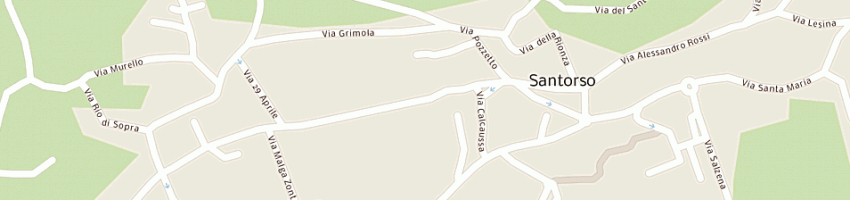 Mappa della impresa dal santo martino a SANTORSO