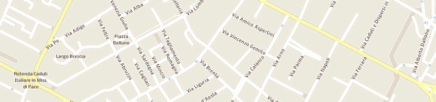 Mappa della impresa rosa daniele a BOLOGNA