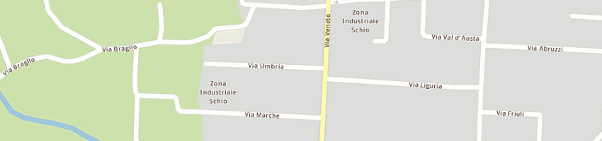 Mappa della impresa canale antonio e c srl a SCHIO