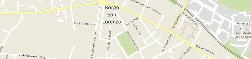 Mappa della impresa giorgi e recati sas di recati maria grazia e c a BORGO SAN LORENZO