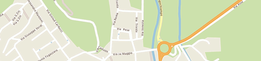 Mappa della impresa il chicco di grano di nori marina e roviaro giovanni snc a MONTEBELLO VICENTINO