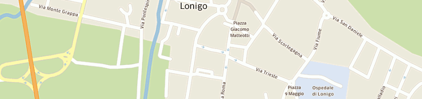 Mappa della impresa perin antonio a LONIGO