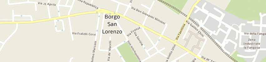 Mappa della impresa tirabaralla di faini francesco e bertini emanuele e c snc a BORGO SAN LORENZO