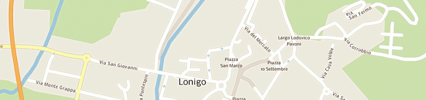 Mappa della impresa biblioteca civica a LONIGO