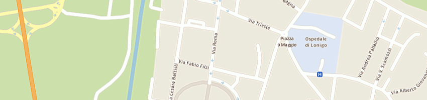 Mappa della impresa mancini maurizio e caloi francesco sas a LONIGO