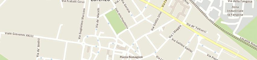 Mappa della impresa magie di rossi e margheri e c sas a BORGO SAN LORENZO