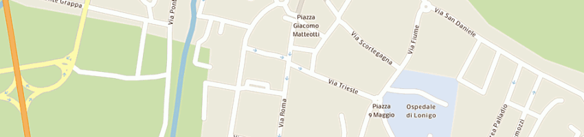 Mappa della impresa farmacia fondazione miotti a LONIGO