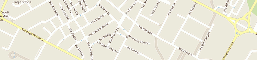 Mappa della impresa cava giuseppina a BOLOGNA