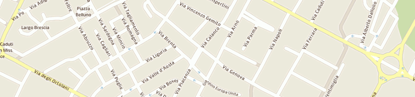 Mappa della impresa bar due ti a BOLOGNA