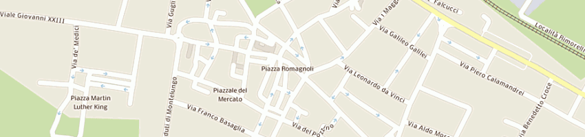 Mappa della impresa ristorante gli artisti a BORGO SAN LORENZO