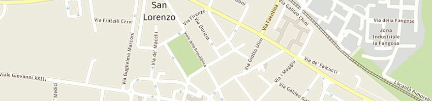 Mappa della impresa govoni cristina a BORGO SAN LORENZO