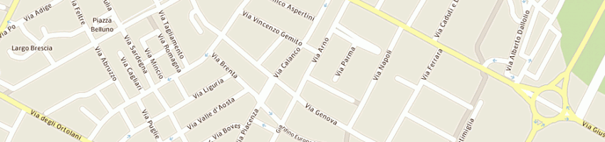 Mappa della impresa mag di caglia g e galassi a (sas) a BOLOGNA