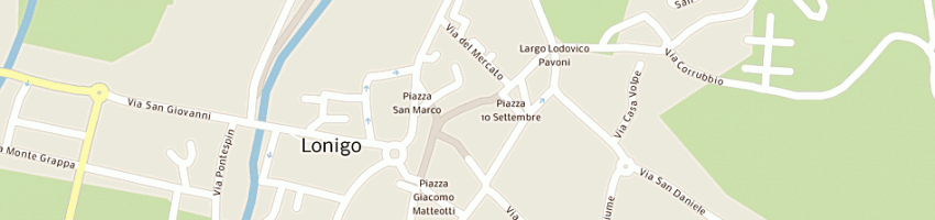 Mappa della impresa scalzotto calzature di scalzotto gelindo e c snc a LONIGO