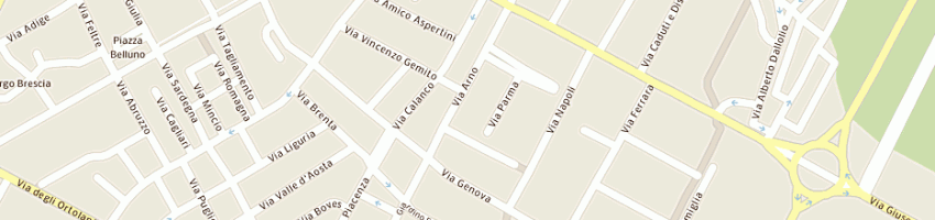 Mappa della impresa studio tecnico piergiovanni snc a BOLOGNA