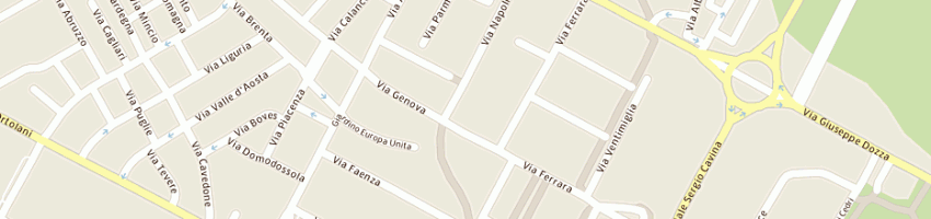 Mappa della impresa venturi valentino a BOLOGNA