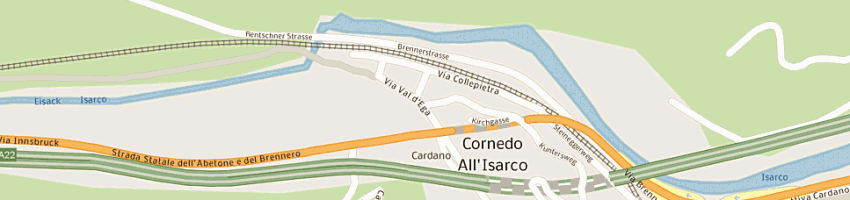 Mappa della impresa mahlknecht roland a CORNEDO ALL ISARCO