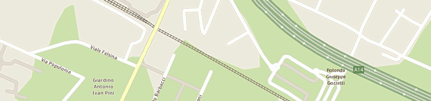 Mappa della impresa la metalferro (srl) a BOLOGNA