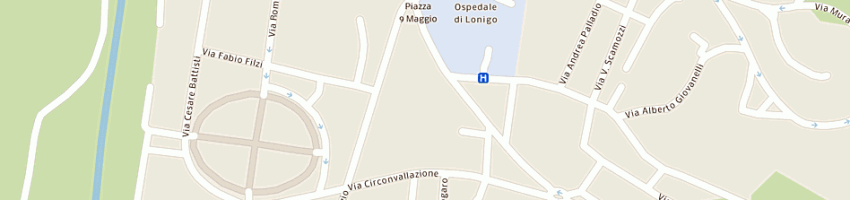 Mappa della impresa societa' vicentina pellami srl a LONIGO