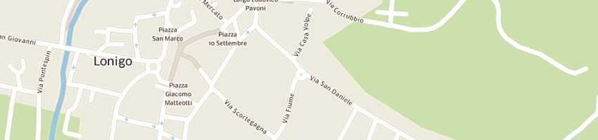 Mappa della impresa ceccarello riccardo a LONIGO