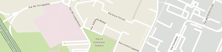 Mappa della impresa pagliuca alfonsina a BOLOGNA