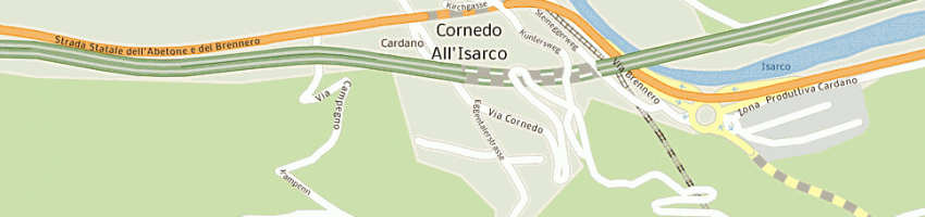 Mappa della impresa lageder lavorazione metallica (snc) a CORNEDO ALL ISARCO
