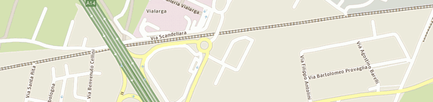 Mappa della impresa quattrini carlo a BOLOGNA