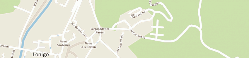 Mappa della impresa bastianello mario a LONIGO