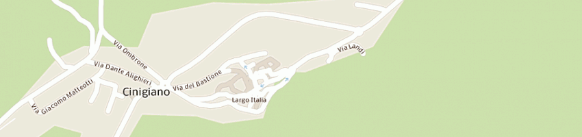 Mappa della impresa associazione pro loco a CINIGIANO
