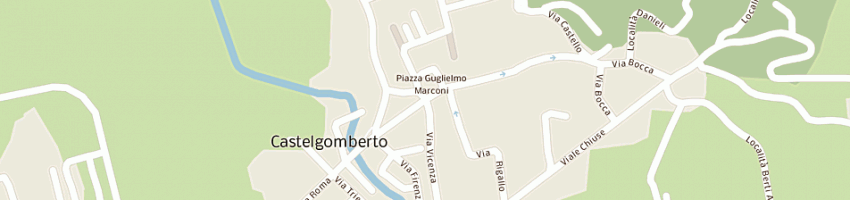 Mappa della impresa scuola elementare a CASTELGOMBERTO