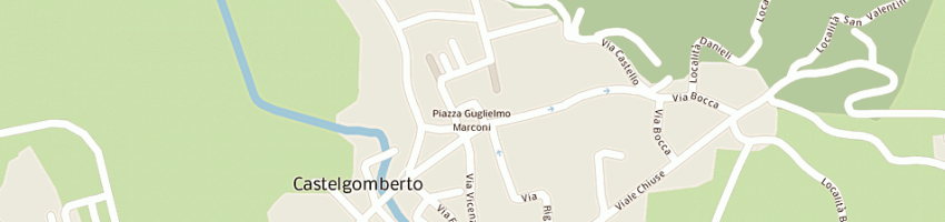 Mappa della impresa meneguzzo pietro a CASTELGOMBERTO